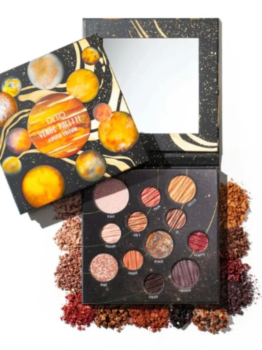 Dito Venus Eyeshadow Palette – Warm Multi-Color